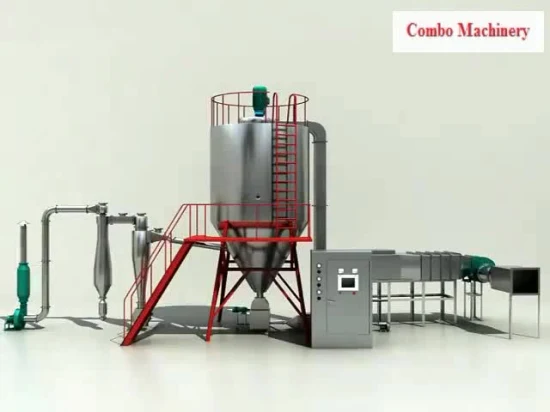 Machine de traitement de séchage de farine de poudre de crème de lait de coco