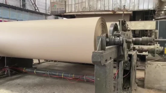 Machine de fabrication de papier ondulé de papier supérieur blanc de papier de cannelure de papier d'emballage de papier de carton de 4200mm
